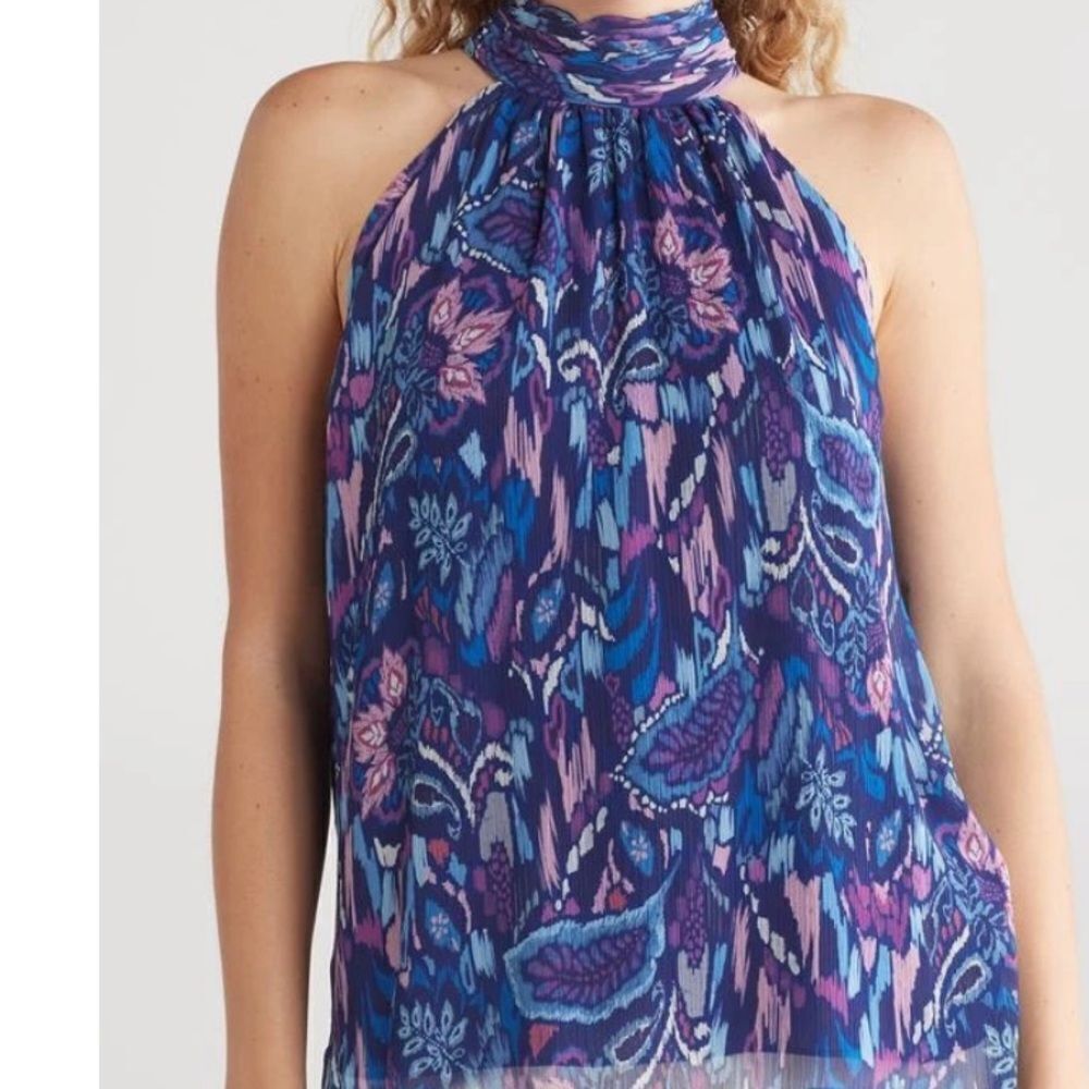 Ramy Brook Halter Neck Tank Top Womens XXS NWT $295